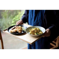 丸利玉樹利喜蔵商店 プレート 23cm L KASANE カサネ 陶器 ブラック 444878 1個（直送品）