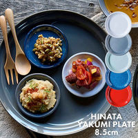 丸利玉樹利喜蔵商店 プレート 8.5cm HINATA 陶器 ブルー 426049 1個（直送品）