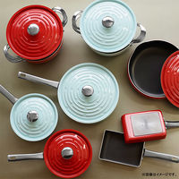 【アウトレット】深型フライパン 26cm 蓋付き IH ガス火対応 ブルー LPTーP26FBU 1個 マイヤー