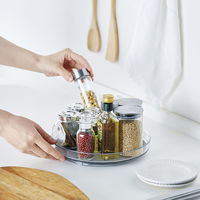 冷蔵庫 回転収納 マワリーナ クリア 1セット（1個×3） コジット