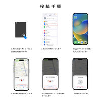 Vodaview エアタグ カードタイプ 充電対応 VV-K7-VV 1個