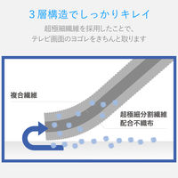 液晶クリーナー ウェットティッシュ ノンアルコール 20枚入り 超大判 厚手 AVD-TVWCB20LH エレコム 1個（直送品）