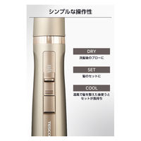 カールドライヤー マイナスイオン 軽量 冷温風 ブラシ2種 シンプル操作 ゴールド TC365A-N/E テスコム 1個（直送品）