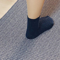 ベストコ キッチンマット 拭ける PVC ツイードブルー 45×180cm ND-6292 1個（直送品）