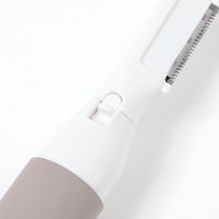 眉毛シェーバー レディース フェイスシェイバー グレー LAKOLE/ラコレ