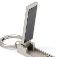 トラベルハンガー 2WAYメタルバッグハンガー レディース メンズ マットシルバー LAKOLE/ラコレ