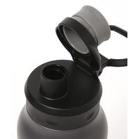 水筒 スポーツボトル 保冷・スポドリ対応 ハンドル付きダイレクトボトル1L グレー LAKOLE/ラコレ