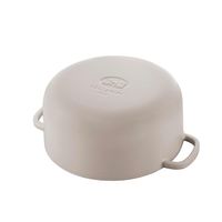 【アウトレット】Ballarini(バッラリーニ) ベラモンテ ラウンド 鋳物ほうろう鍋 22cm ホワイト ガス・IH・オーブン ツヴィリング