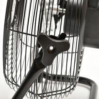 ビーカム DCモーター充電式アルミブレードフロアファン 16インチ BGF-16RFE 1セット(3台)（直送品）