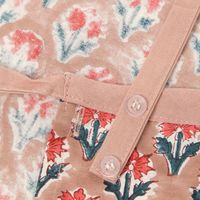 ブロックプリントエプロン ピンク studio CLIP