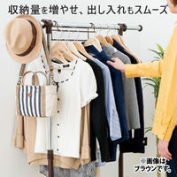 衣類収納アップハンガー  ホワイト 1個（2本組） カワタキコーポレーション