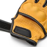 デイトナ HBG-130 パンチングメッシュプロテクターカウレザーグローブ イエロー M 18920 1双（直送品）