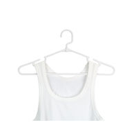 ラウンドハンガー 幅400mm スノーホワイト RD-05-10P（SW） 1セット（10本組）  サワフジ