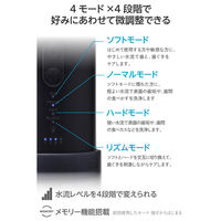 口腔洗浄器 デンタルウォッシャー コンパクト収納 スライド式タンク 190ml IPX7 黒 HC-JF04BK エレコム 1個（直送品）
