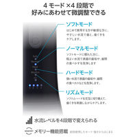 口腔洗浄器 デンタルウォッシャー 350mlタンク 4種類モード IPX7 USB充電 黒 HC-JF03BK エレコム 1個（直送品）