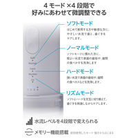 口腔洗浄器 デンタルウォッシャー コンパクト収納 スライド式タンク 190ml IPX7 白 HC-JF04WH エレコム 1個（直送品）