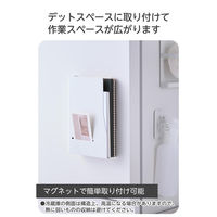 マグネット 書類ケース ペンホルダー付き 壁掛け プリント はがき A4 A5 収納 白 KA-KSLPRWH エレコム 1個（直送品）