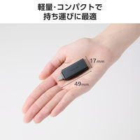 USB-C カードリーダー 2in1 SD / microSD 高速転送 軽量 黒 MR3C-D20BK エレコム 1個（直送品）