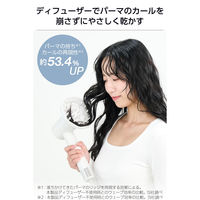 理美容器具 ハンドドライヤー マイナスイオン ディフューザー付 ホワイトTD863A-W テスコム 1個（直送品）