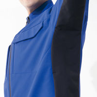 アイトス 長袖ブルゾン(男女兼用) ブルー SS 4201-006-SS 4201 1着（直送品）