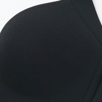 無印良品 レディース 婦人 ノンワイヤー胸の形を整えるブラジャー 婦人Ｍ 黒 良品計画