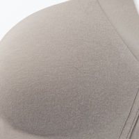 無印良品 レディース 婦人 ノンワイヤー胸の形を整えるブラジャー プラスサイズ Ｌ＋ モカブラウン 良品計画