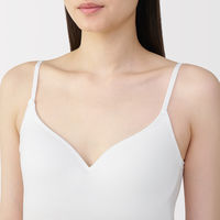 無印良品 レディース 婦人 なめらかブラキャミソール 婦人Ｓ 白 良品計画