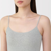 無印良品 レディース 婦人 ストレッチキャミソール 婦人Ｓ グレー 良品計画