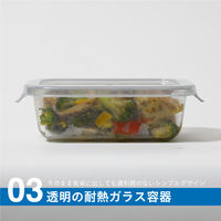 耐熱ガラス 2P 保存容器S 290ｍL 1個（2個セット） 電子レンジ・食洗器対応 シービージャパン