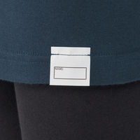 無印良品 キッズ フライス編みクルーネック半袖Ｔシャツ(インナー) １４０ ネイビー 良品計画