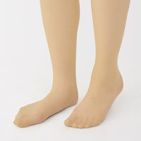 無印良品 レディース 婦人 サポートタイプ ２０デニール ストッキング（３足組） 婦人Ｌ クリアベージュ 良品計画