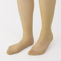 無印良品 レディース 婦人 サポートタイプ ２０デニール ストッキング（３足組） 婦人Ｍ ヌードベージュ 良品計画