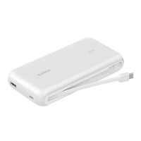 BELKIN 30W20000mAh ケーブル内蔵モバイルバッテリー BPB024FQWH 1個