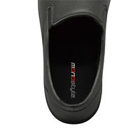 ケイワーク MS-05 PVCスリッポンシューズ ブラック LL MS-05-BK-LL 1足（直送品）