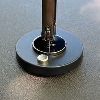 MagSafe対応 車載ワイヤレス充電器 ダッシュボード用 粘着固定 ロングアーム Aタイプ ブラック MagSafe非対応機種・ケースOK（直送品）