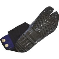 莊快堂 荘快　実用たび　大馳3枚　黒　24.5ｃｍ 1848127004 1足（直送品）