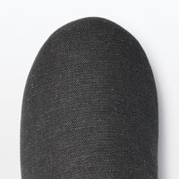 無印良品 洗えるクッションスリッパ Ｍ ２３．５～２５ｃｍ用 ダークグレー 良品計画