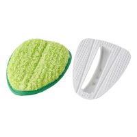 ユニットバスボンくん 風呂床ハンドブラシ抗菌 グリーン 約幅135×奥行180×高さ70mm 1セット（1個×2） 山崎産業