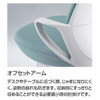 【組立設置込】コクヨ ピコラリビナ 患者用イス 円盤脚 背ミニバック ホワイトベージュ C10-S39SX-E1VZMD1 1脚（直送品）