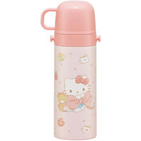 スケーター SKDC4 超軽量コンパクト2WAYステンレスボトル 【ハローキティ ビッグリボン】 686429-SKDC4 1個（直送品）