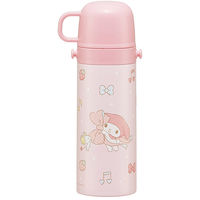 スケーター SKDC4 超軽量コンパクト2WAYステンレスボトル 【マイメロディ ビッグリボン】 686566-SKDC4 1個（直送品）