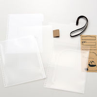 リヒトラブ カスタマイズ オープンリングノート ペンホルダー付き下じき A5 乳白 N2903-1 1枚