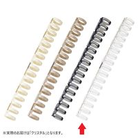 リヒトラブ カスタマイズ オープンリングノート とじ具 A6 クリスタル N2922-25 1組