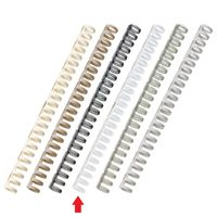 リヒトラブ カスタマイズ オープンリングノート とじ具 A5 クリスタル N2902-25 1組