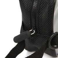 CLEARMESHハンドルポーチ ブラック LAKOLE/ラコレ