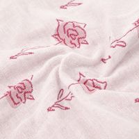 FLOWER今治ガーゼハンドタオル バラ 1セット（1枚×2） LAKOLE/ラコレ