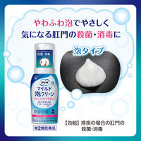 プリザ マイルド泡クリーン 80mL 大正製薬 痔疾の場合の肛門の殺菌・消毒 しみにくいノンアルコールタイプ【第2類医薬品】