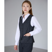 ボンマックス ベスト グレイ×ブラウン 7号 AV1297 AV1297-32-7G 1着（直送品）