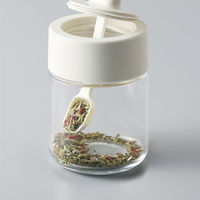 調味料入れ 伸縮スプーン付き 調味料ポット 調味料ケース 1セット（1個×3） コジット