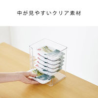 小物収納ケース キッチンラック 取り出しやすい サットリーナ クリア 1セット（1個×3） コジット